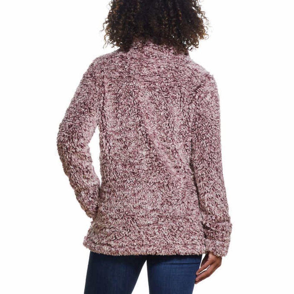 Weatherproof Ladies 1/4 Zip Pullover Sweater - Picture 2 of 5